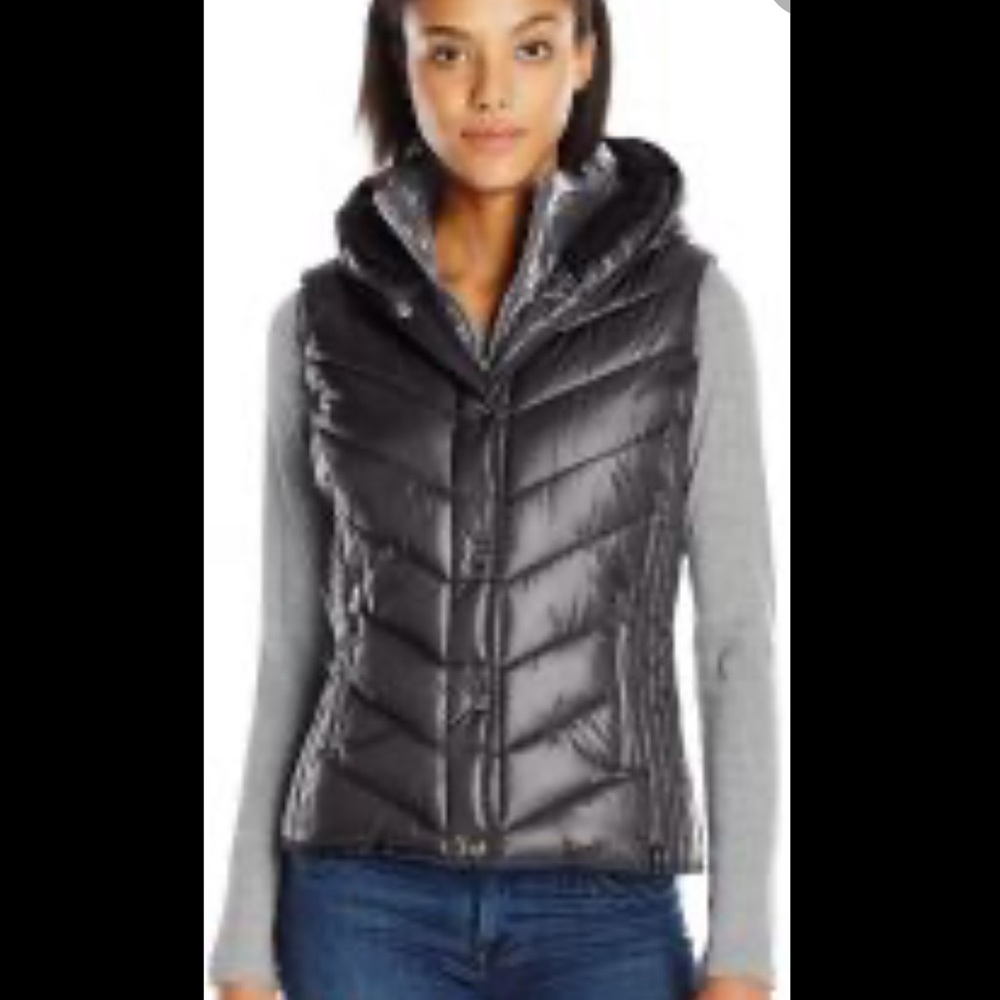 Marc Ny PerformancePuffer Vest W/Sherpa Lined Hood